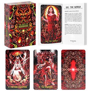 NEW The Path of Horror Tarot Card Deck and Guidebook for Beginners